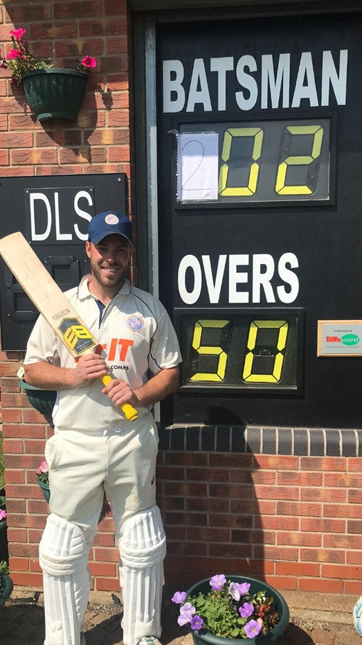 An imperious knock from B3 Brand Ambassador Brent Williams